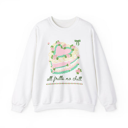Colorful Maximalist Sweatshirt: All Frills No Chill