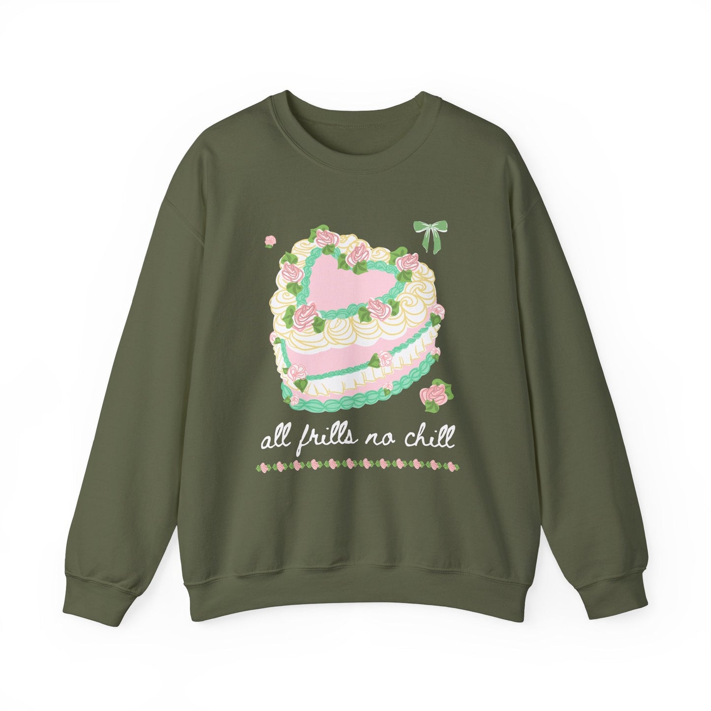 Colorful Maximalist Sweatshirt: All Frills No Chill