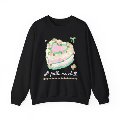 Colorful Maximalist Sweatshirt: All Frills No Chill