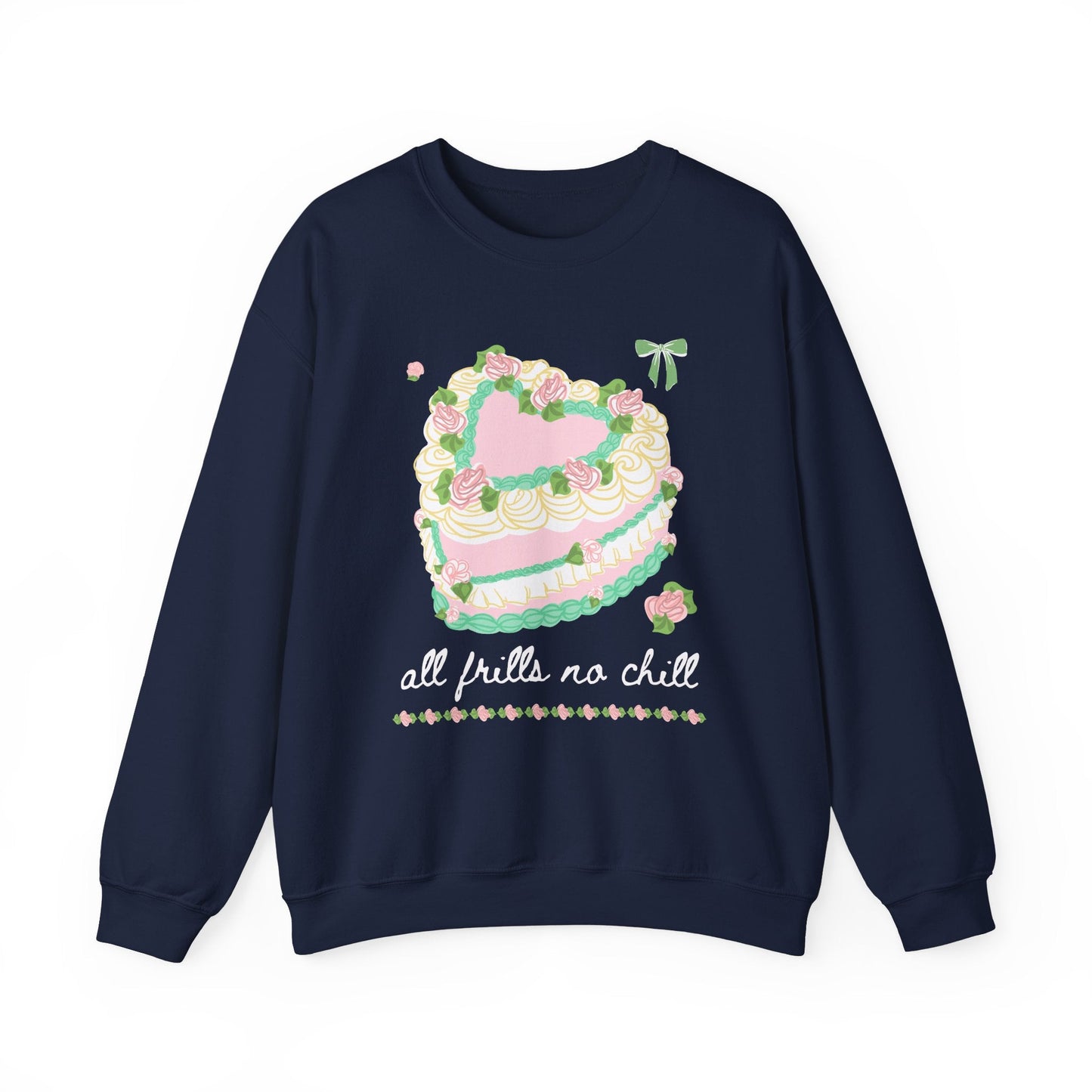 Colorful Maximalist Sweatshirt: All Frills No Chill