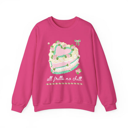 Colorful Maximalist Sweatshirt: All Frills No Chill