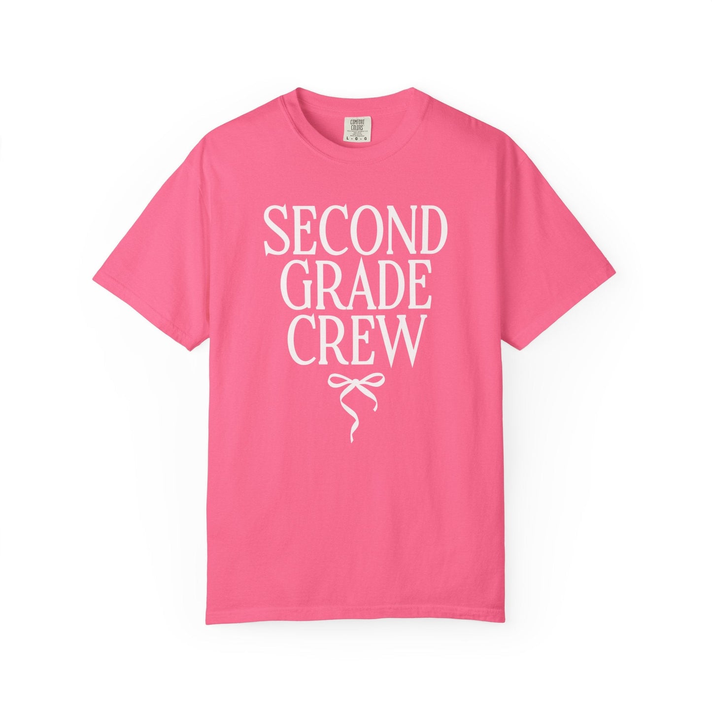 Colorful Second Grade Teacher Tee