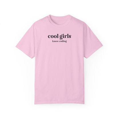 Cool Girls Know Coding T-Shirt