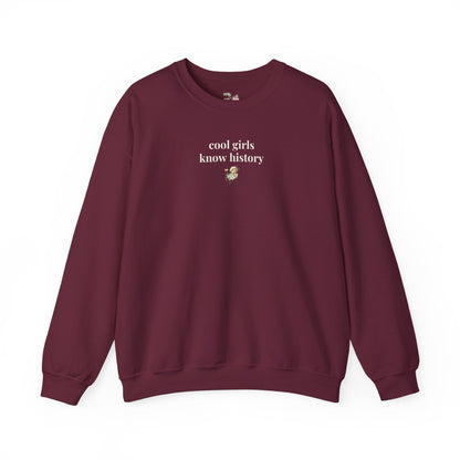 Cool Girl Womens History Sweatshirt