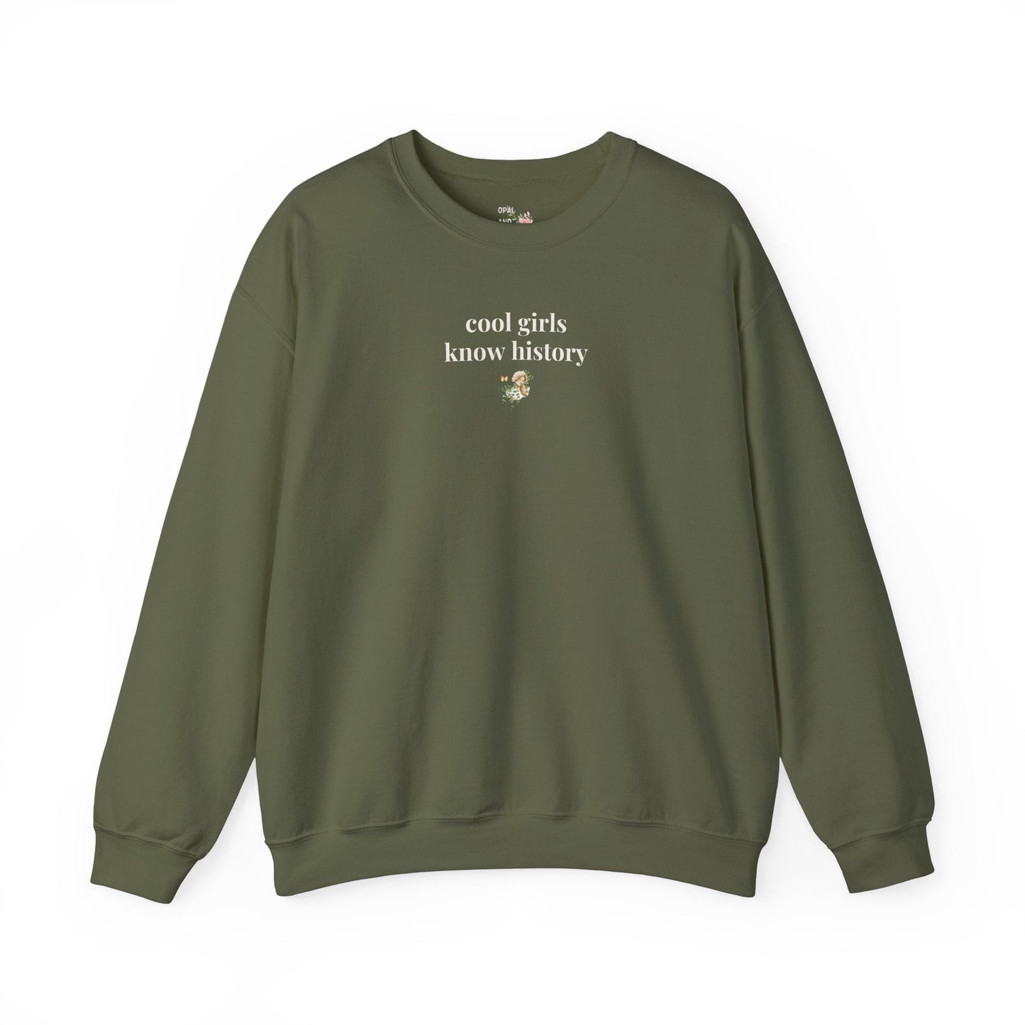 Cool Girl Womens History Sweatshirt