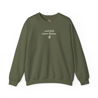 Cool Girl Womens History Sweatshirt