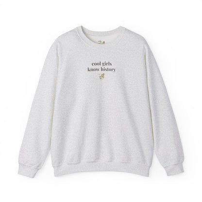 Cool Girl Womens History Sweatshirt