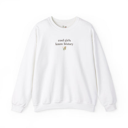Cool Girl Womens History Sweatshirt