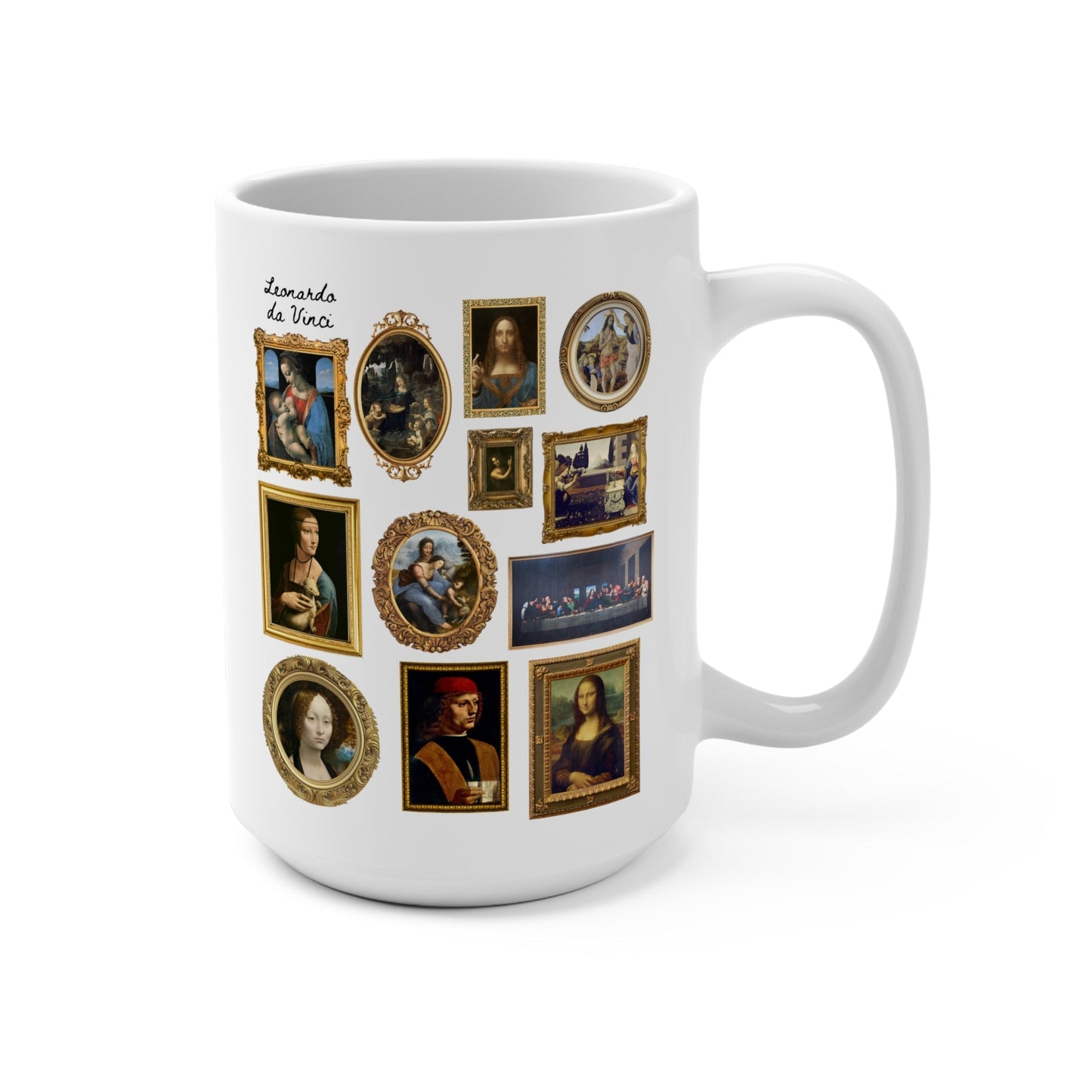 Leonardo da Vinci Art History Mug