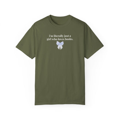 Coquette Bookish Bow T-Shirt for Romance Reader