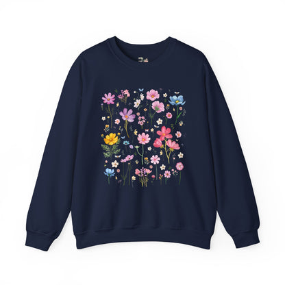 Cosmos Flower Sweatshirt