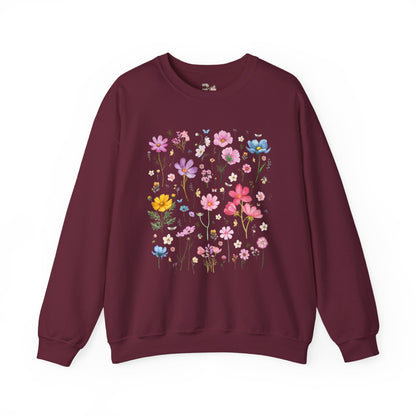 Cosmos Flower Sweatshirt