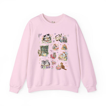 Bookish Cat Sweatshirt