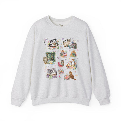Bookish Cat Sweatshirt