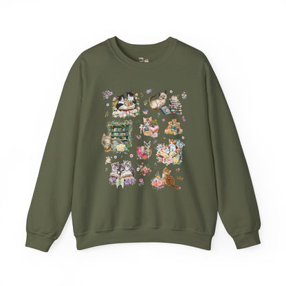 Bookish Cat Sweatshirt