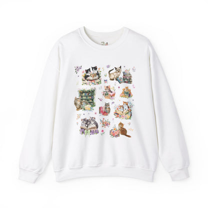 Bookish Cat Sweatshirt