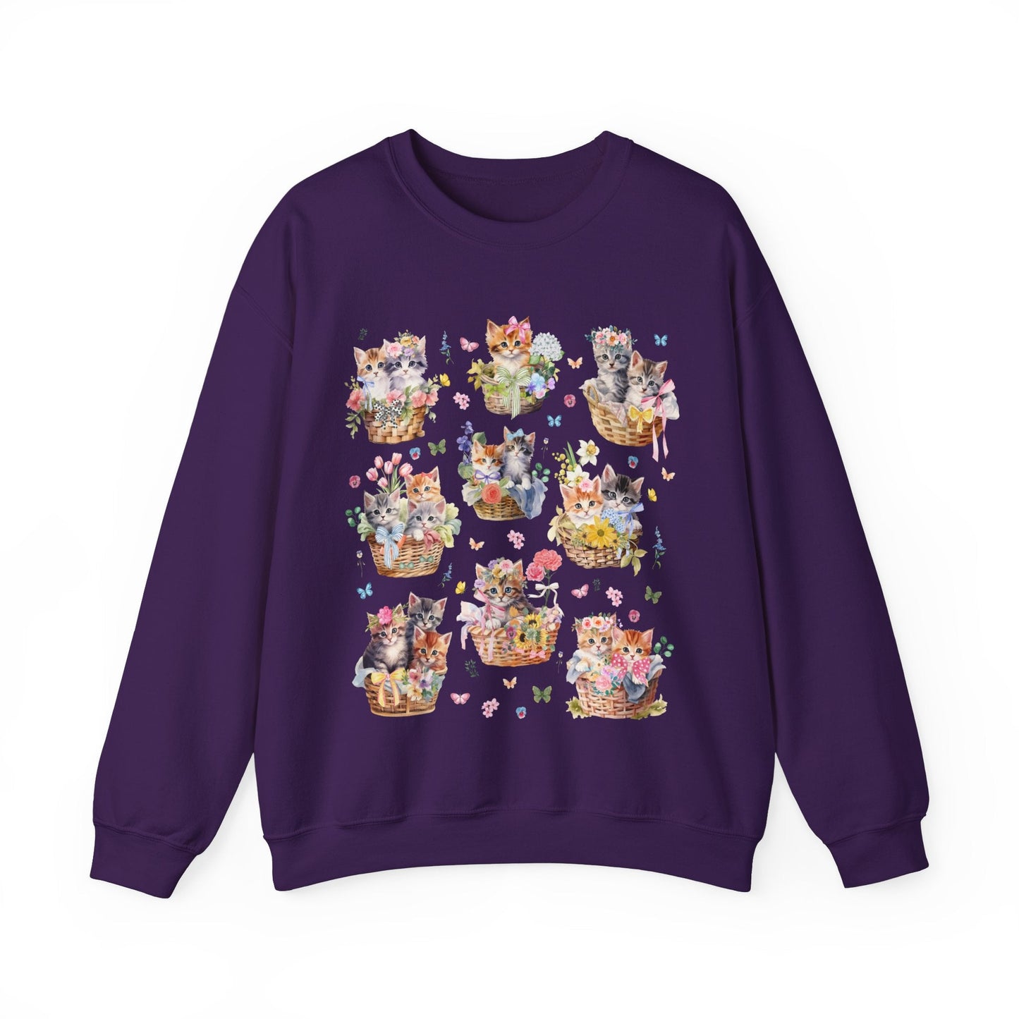 Kittens in Baskets Sweatshirt