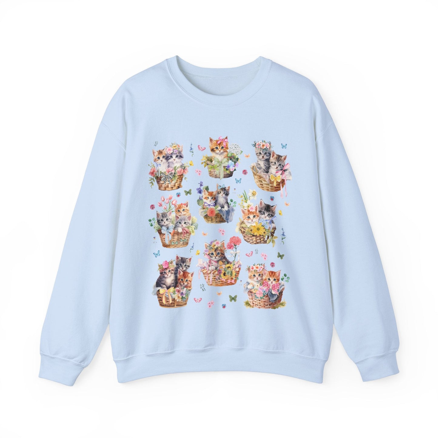 Kittens in Baskets Sweatshirt