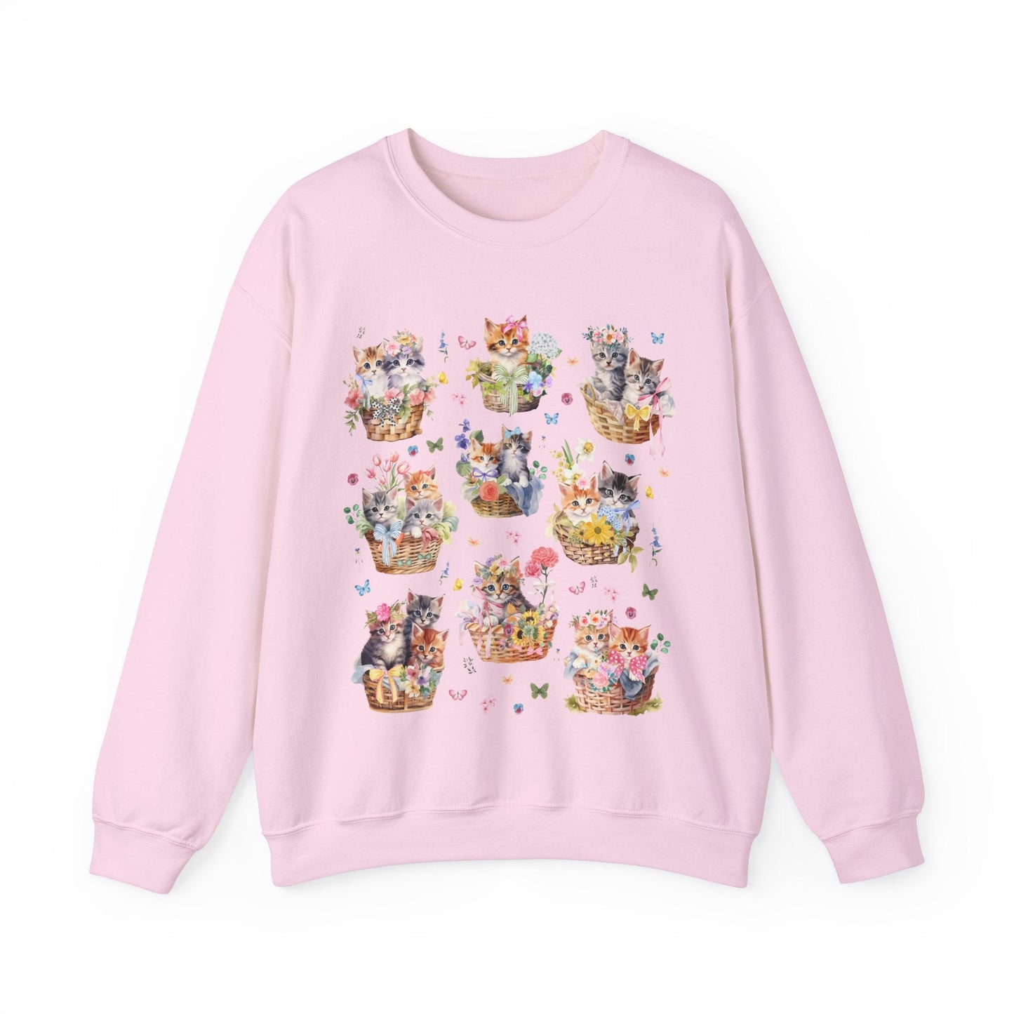 Kittens in Baskets Sweatshirt