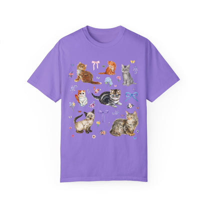 Coquette Cats and Bows Tee Shirt