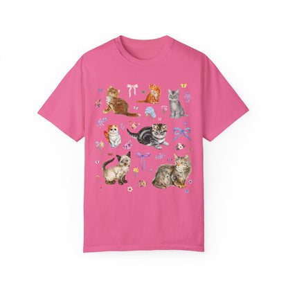 Coquette Cats and Bows Tee Shirt