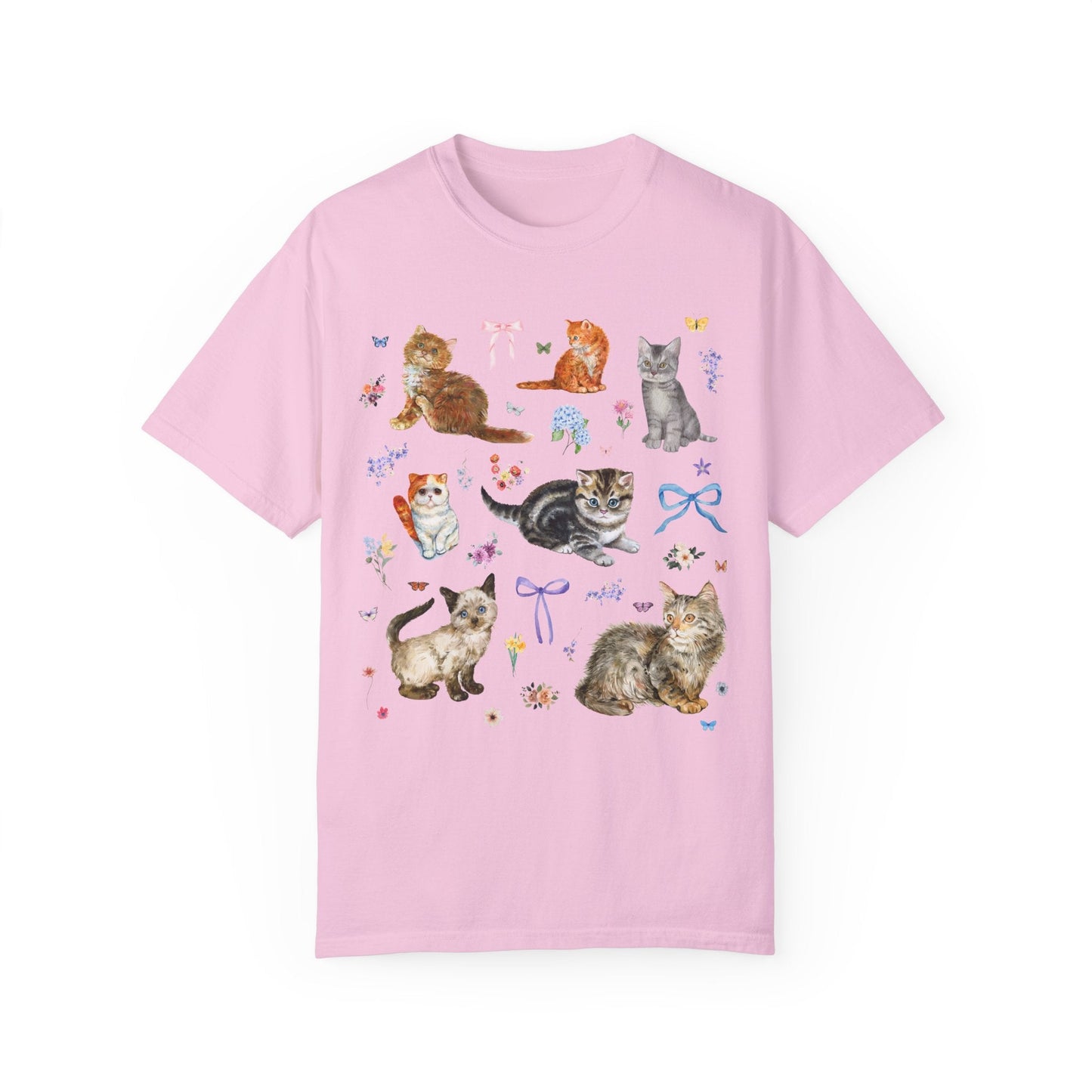 Coquette Cats and Bows Tee Shirt