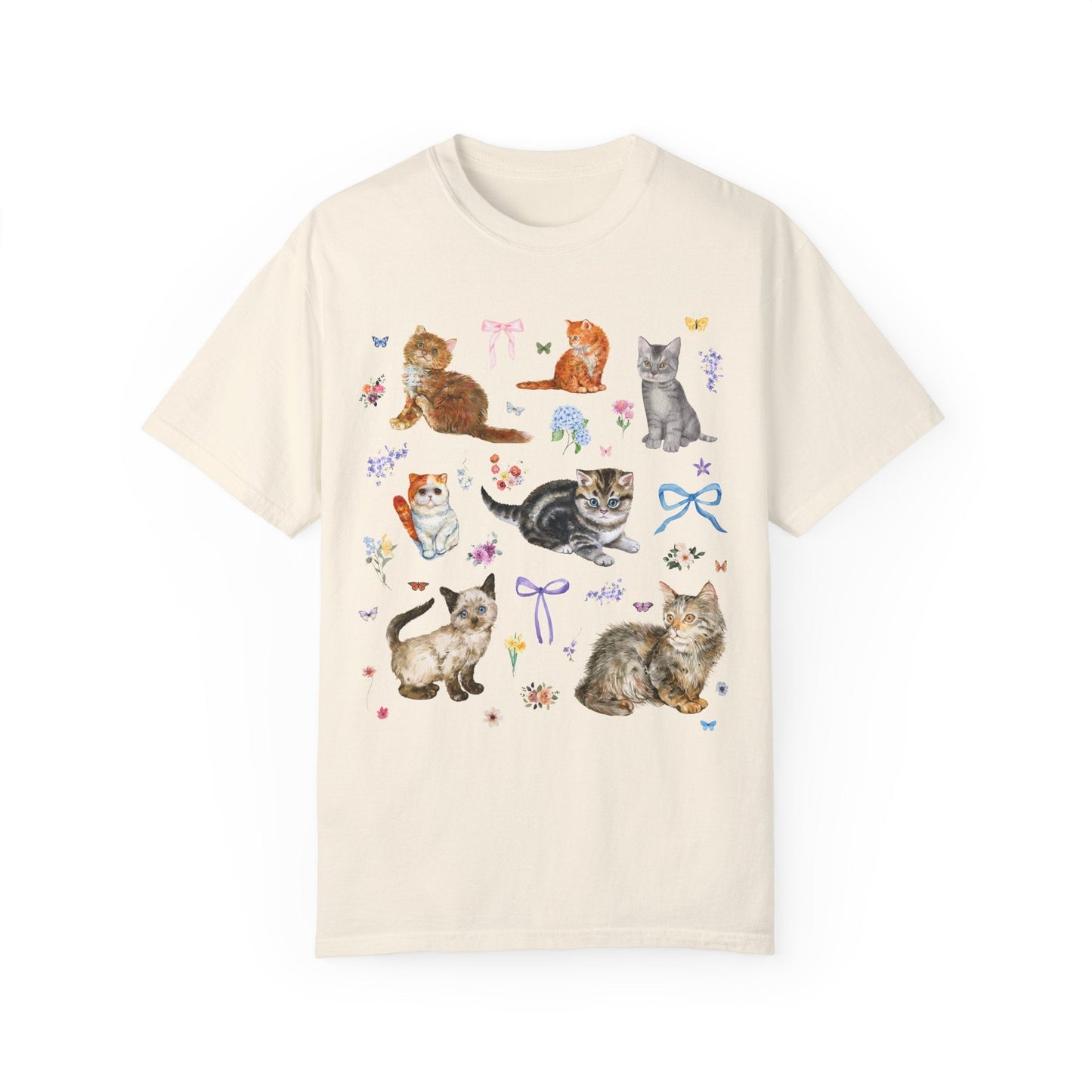 Coquette Cats and Bows Tee Shirt