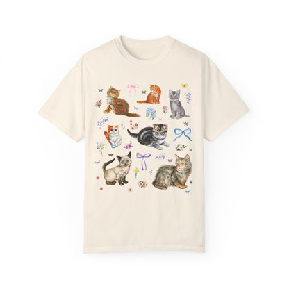 Coquette Cats and Bows Tee Shirt