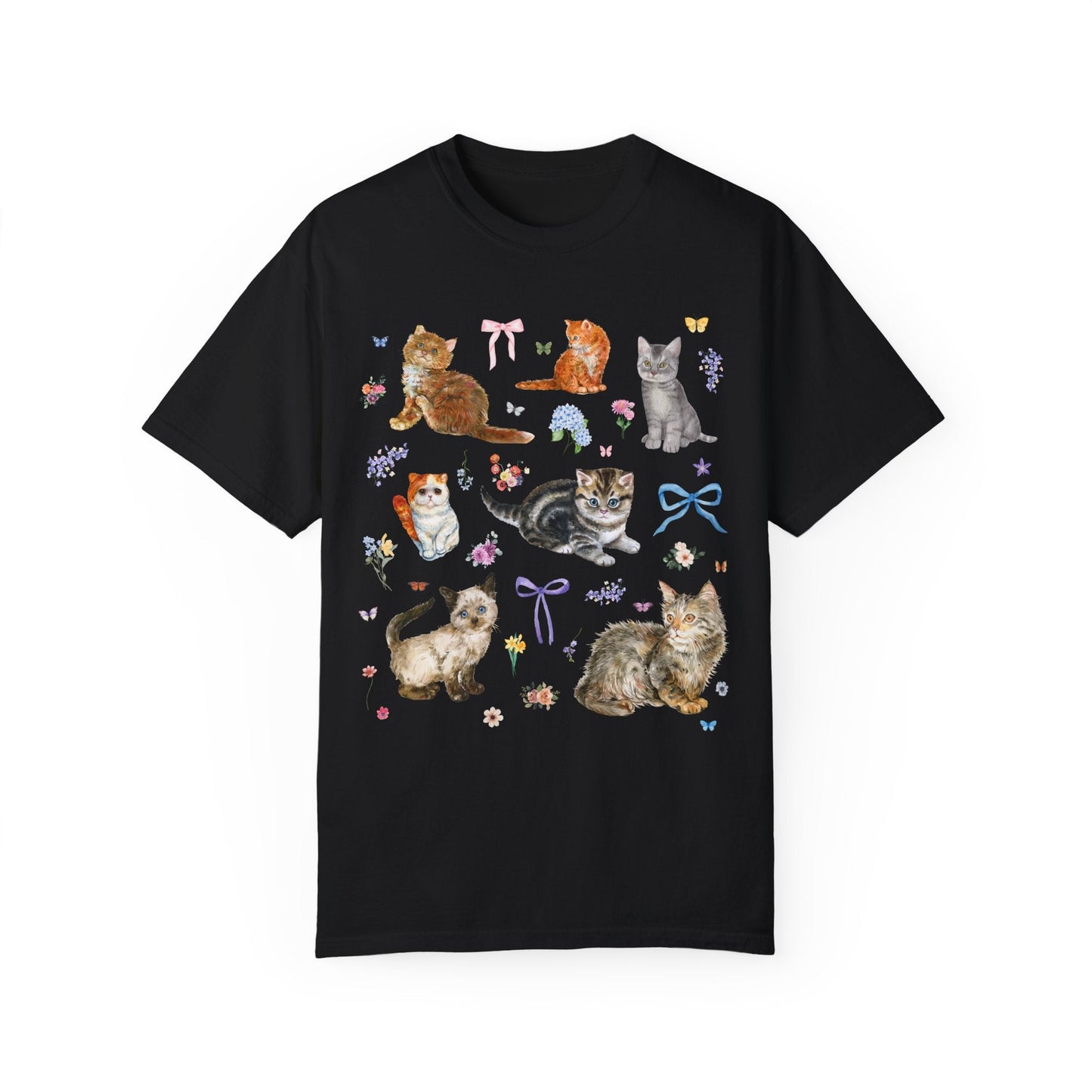 Coquette Cats and Bows Tee Shirt