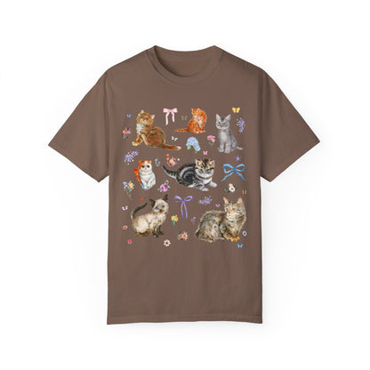 Coquette Cats and Bows Tee Shirt