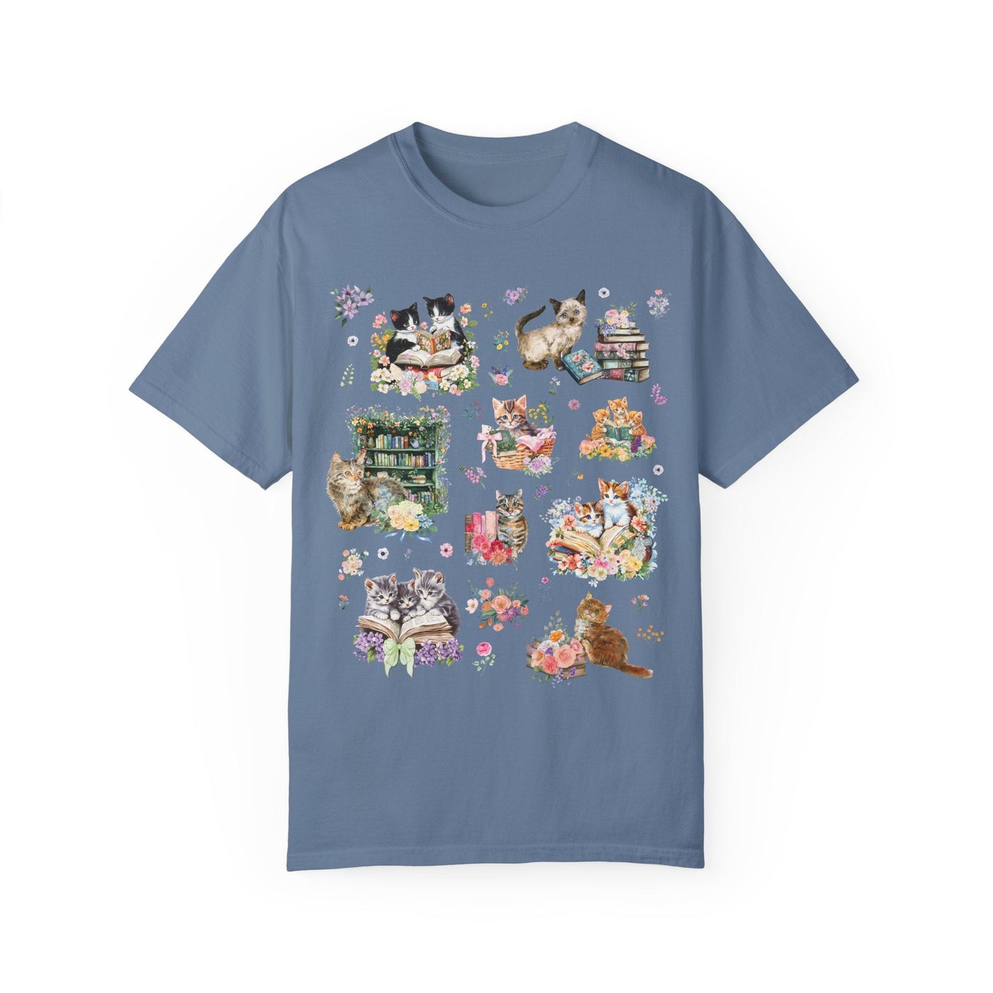 Bookish Cat Tee Shirt