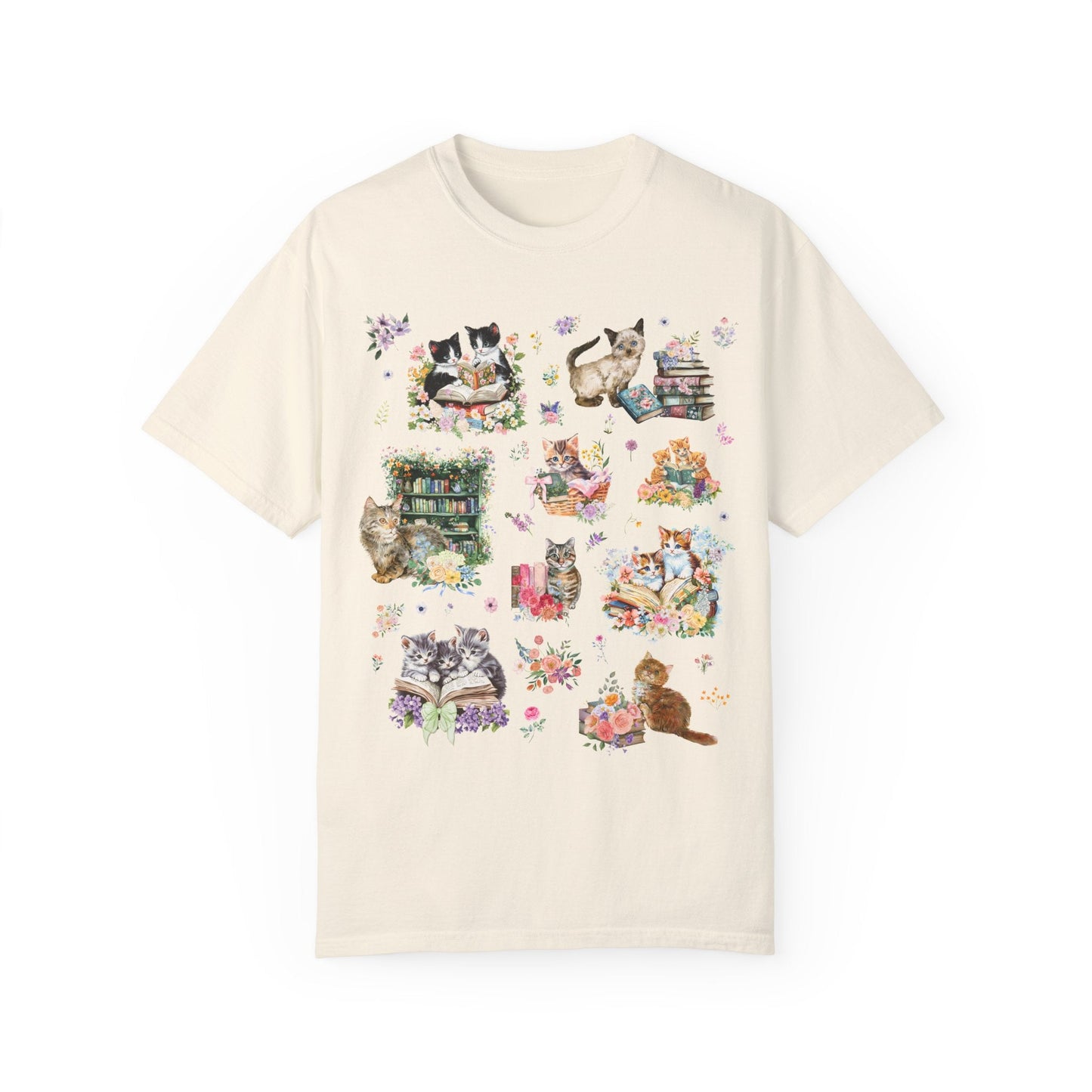 Bookish Cat Tee Shirt