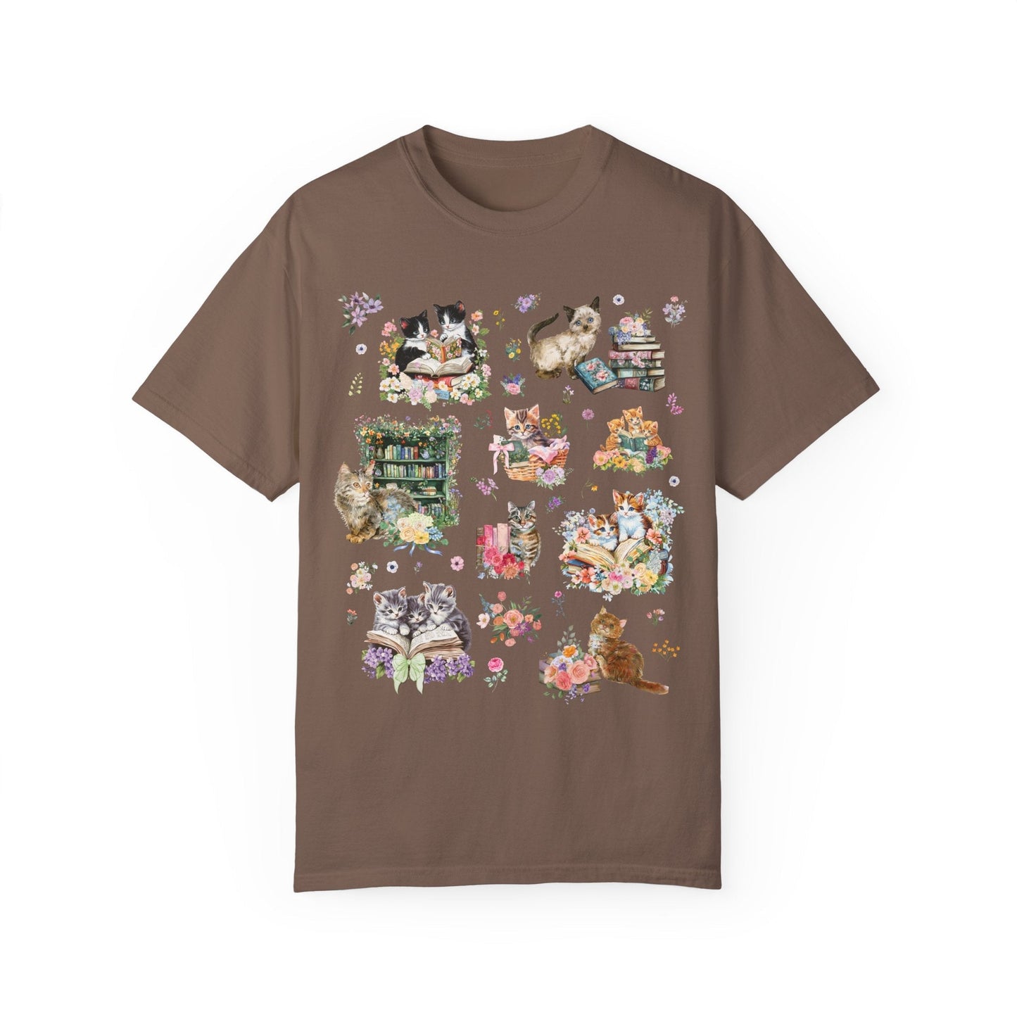 Bookish Cat Tee Shirt
