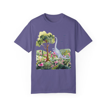 Dinosaur Tee Shirt with Birds