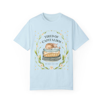 Tired of Capitalism Cat Shirt