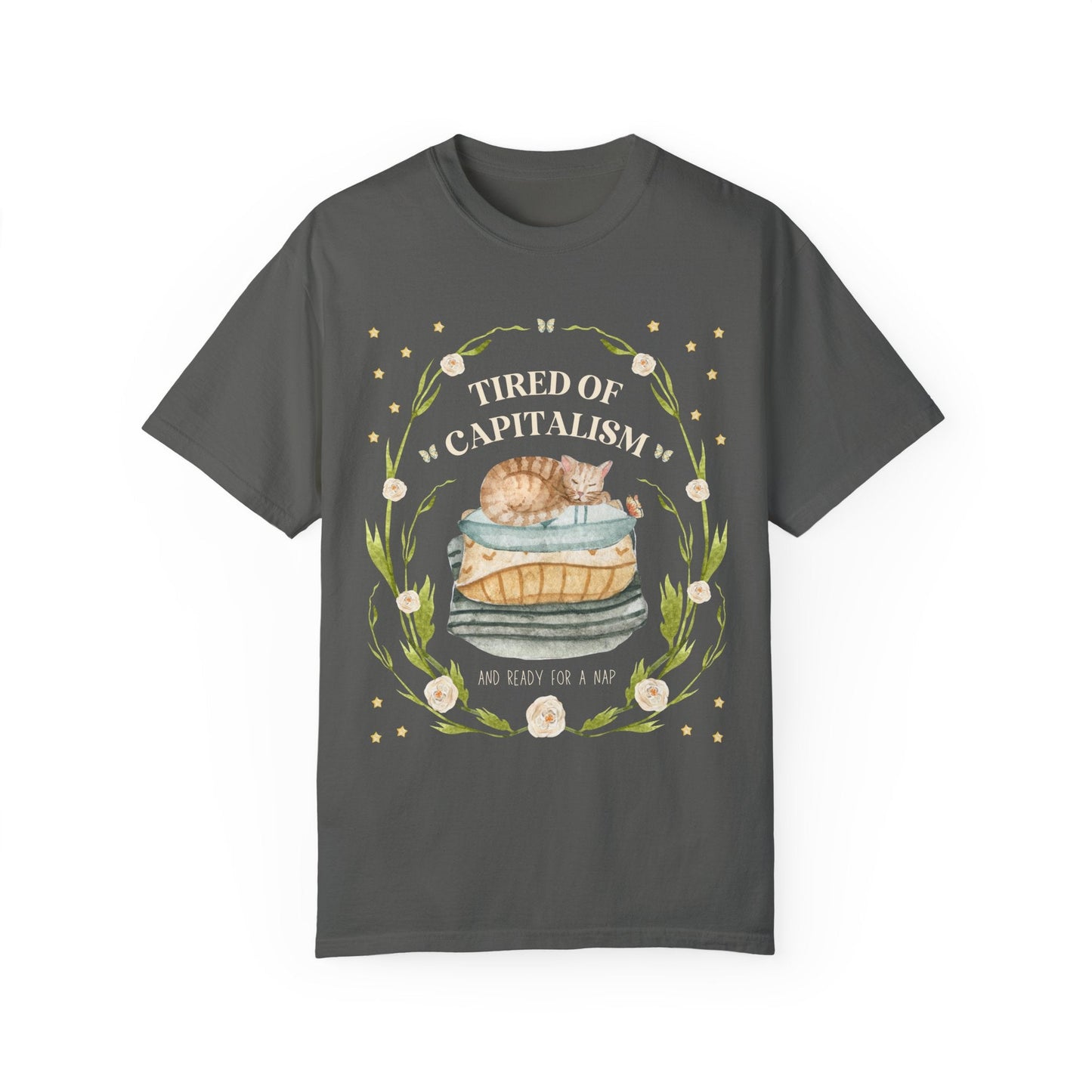 Tired of Capitalism Cat Shirt