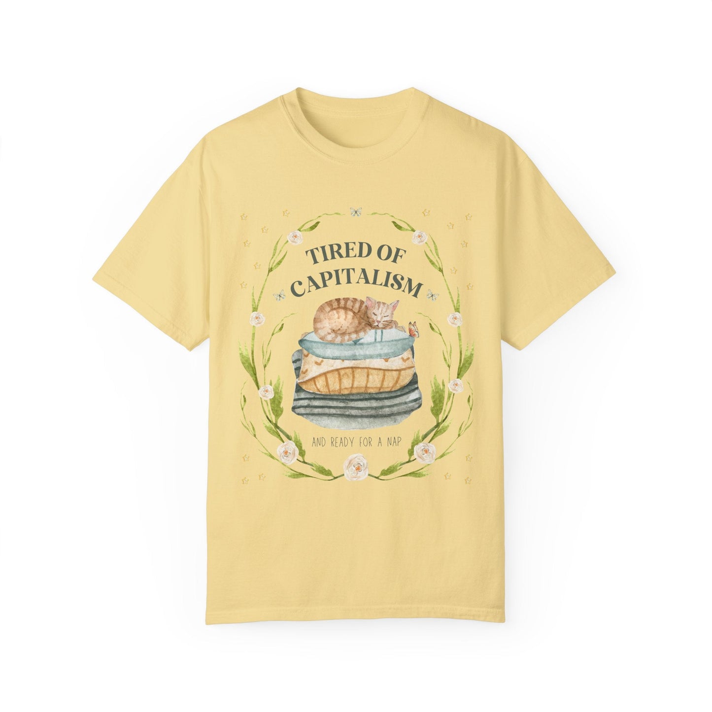 Tired of Capitalism Cat Shirt