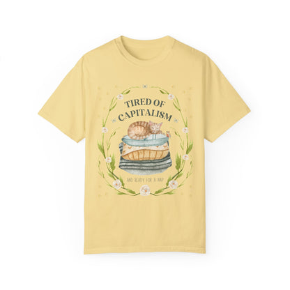 Tired of Capitalism Cat Shirt