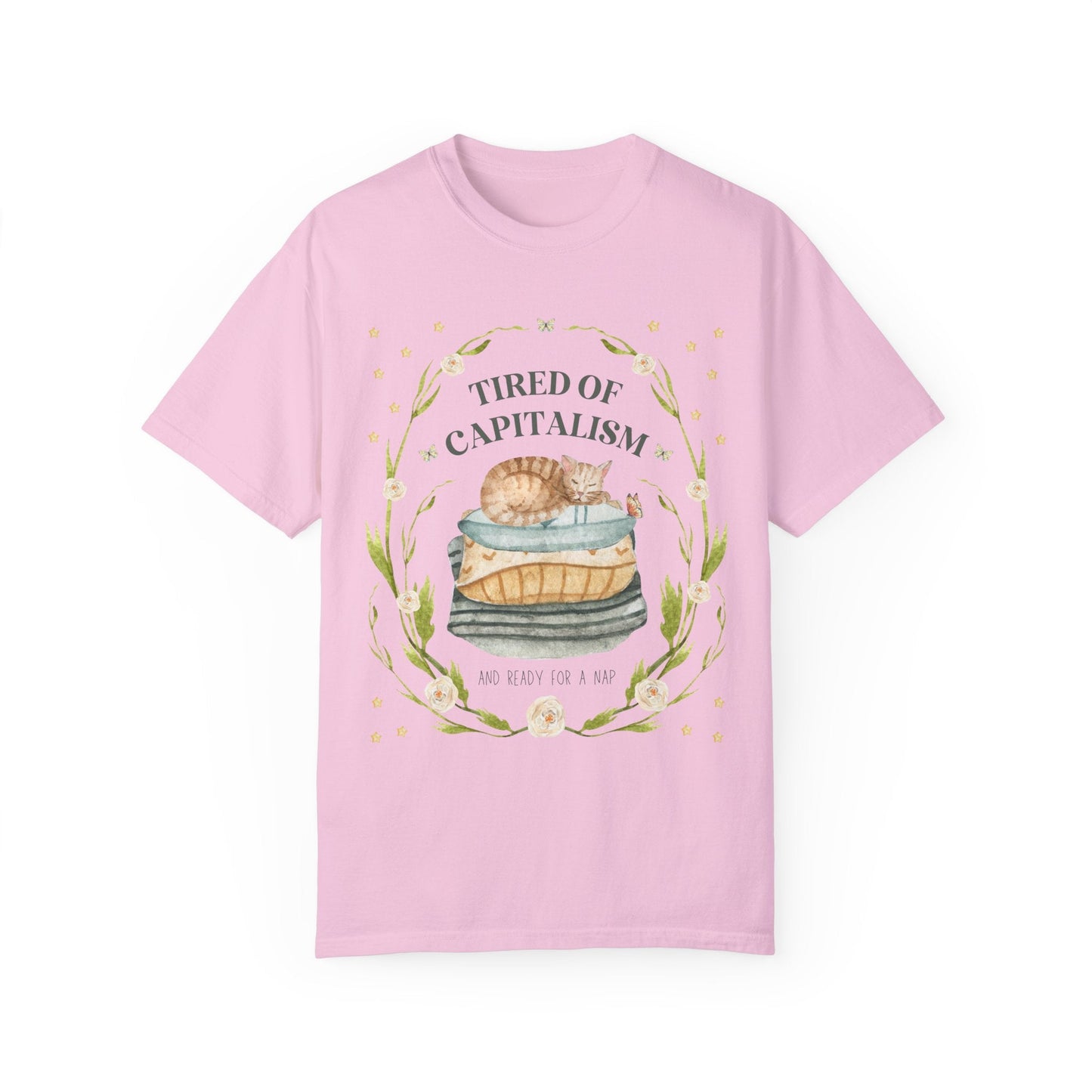 Tired of Capitalism Cat Shirt