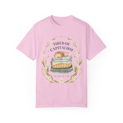 Tired of Capitalism Cat Shirt