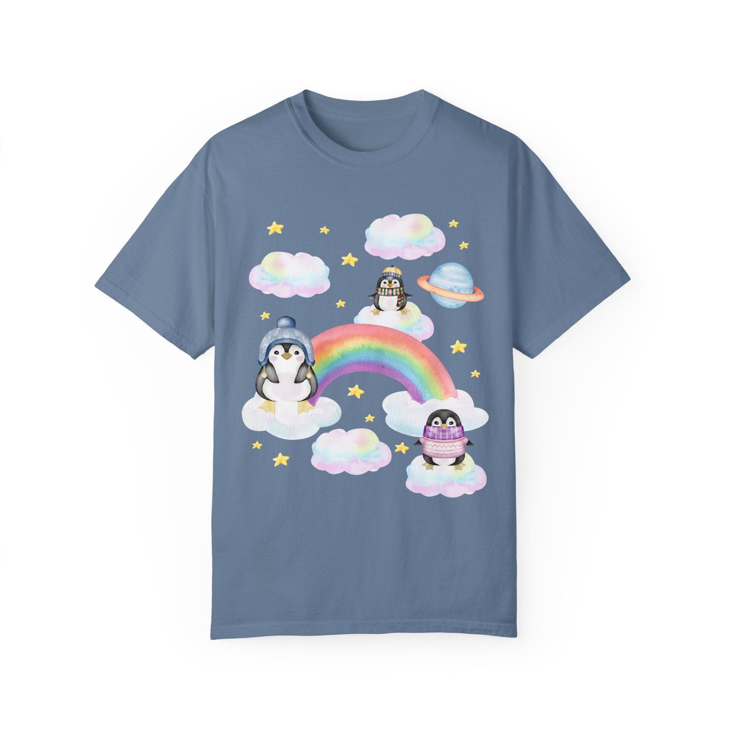 Colorful T-Shirt for Penguin Lover