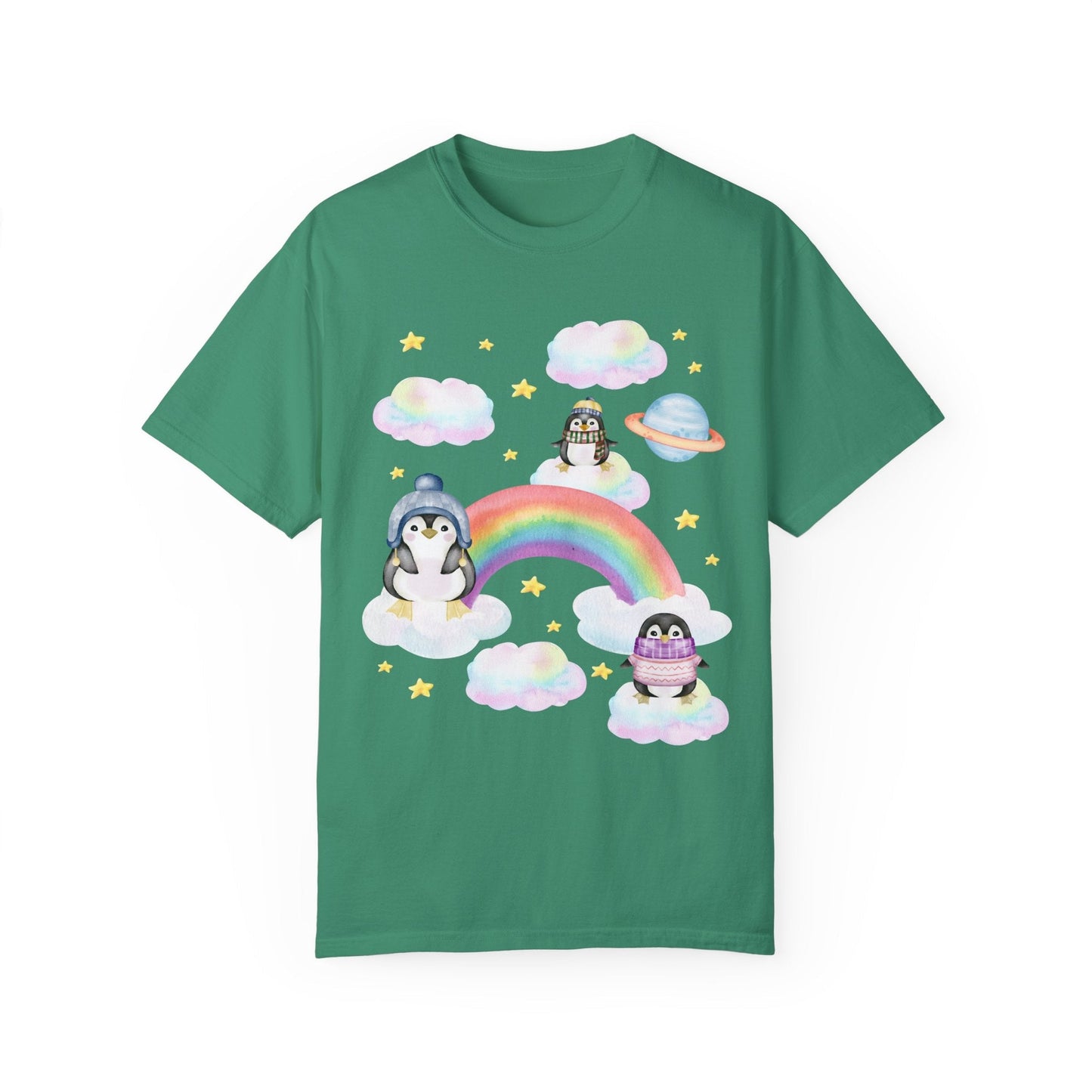 Colorful T-Shirt for Penguin Lover