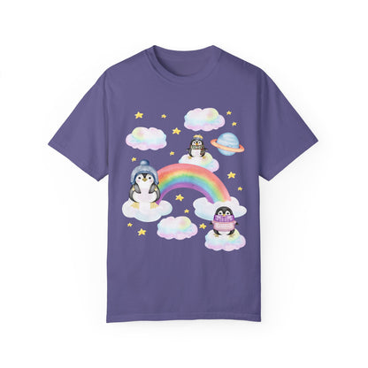 Colorful T-Shirt for Penguin Lover