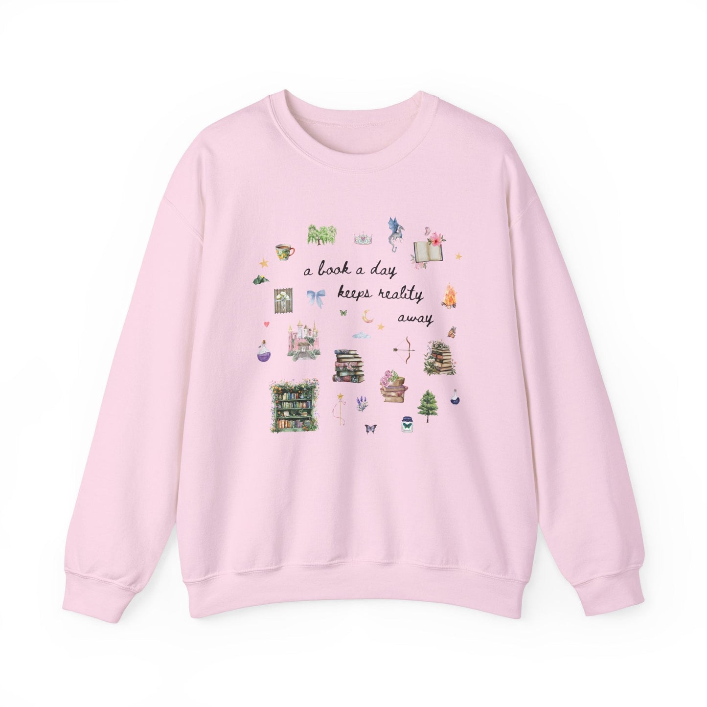 Cozy Romantasy Reader Sweatshirt for Romance Author