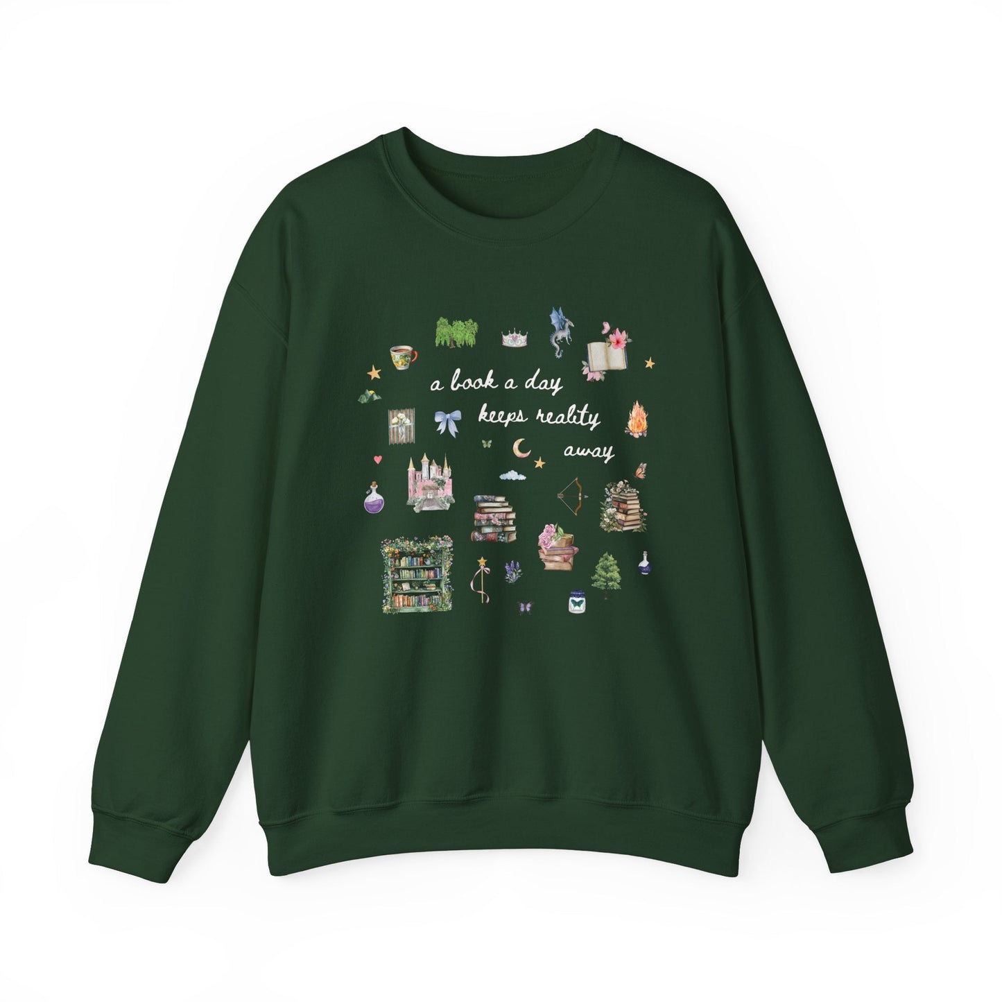 Cozy Romantasy Reader Sweatshirt for Romance Author