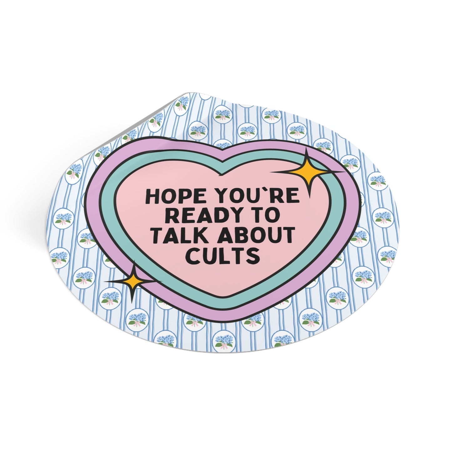 Cult History Floral Sticker