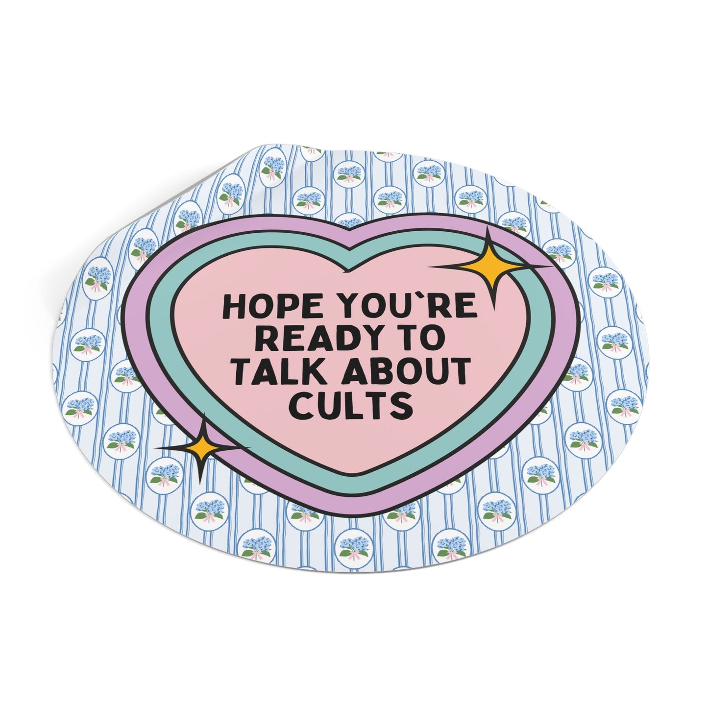 Cult History Floral Sticker