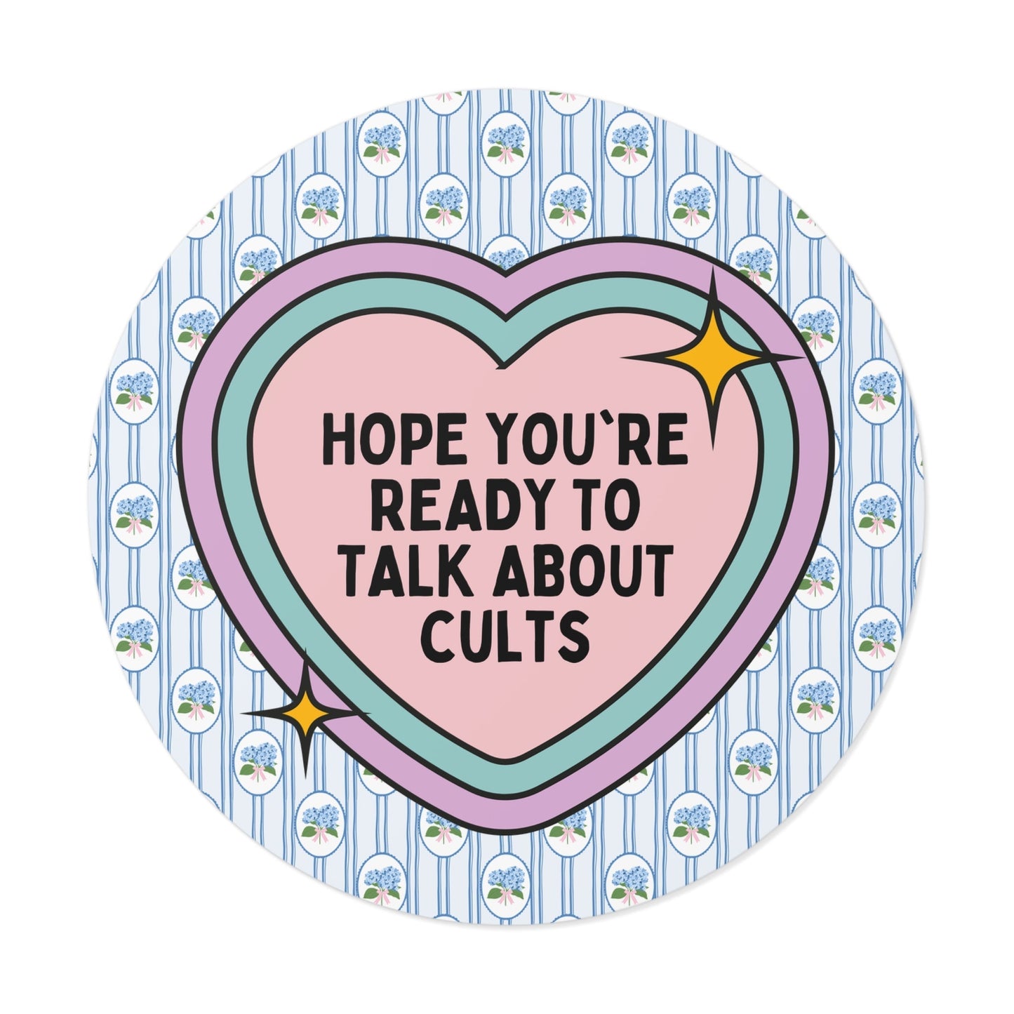 Cult History Floral Sticker