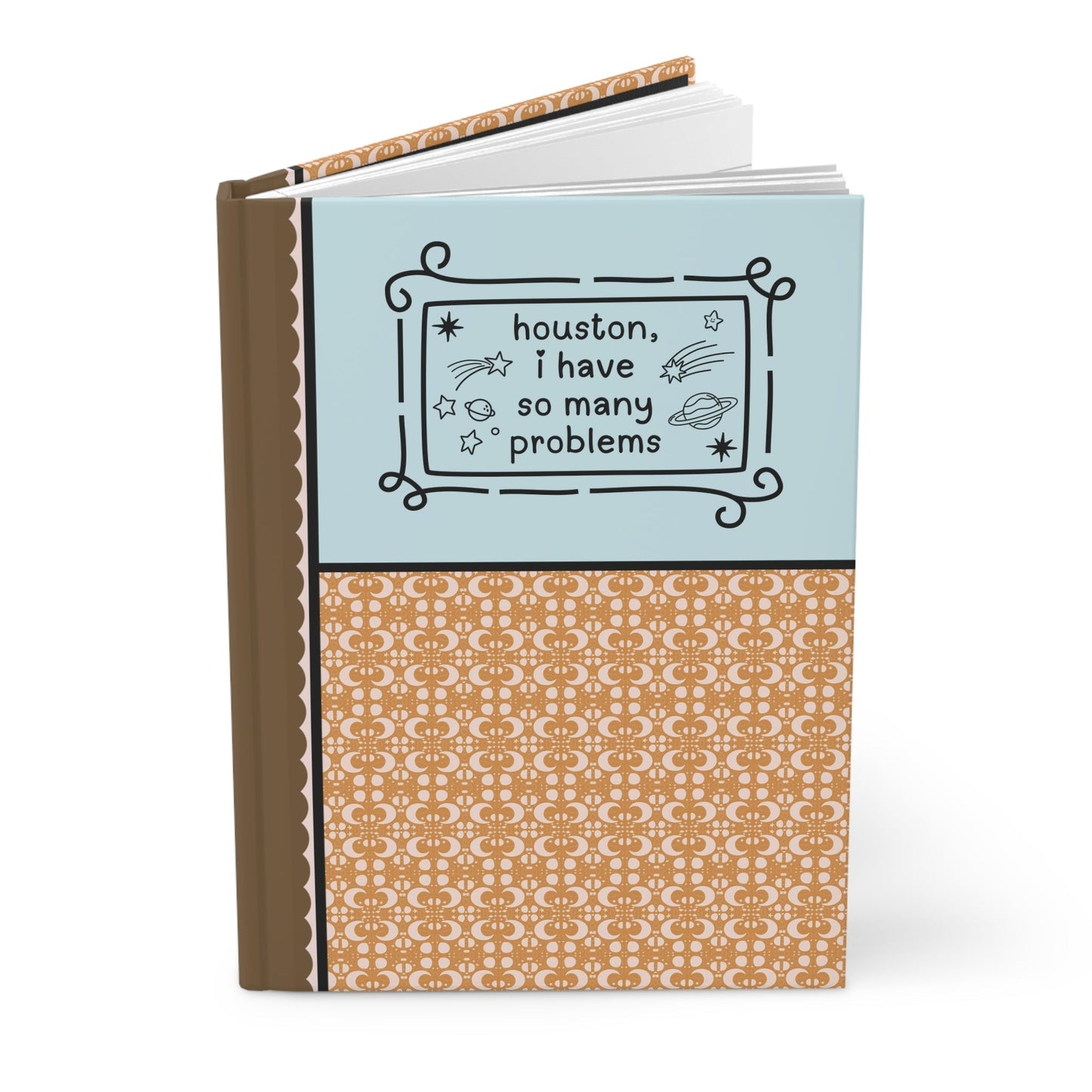 Cute 70s Aesthetic Lined Notebook