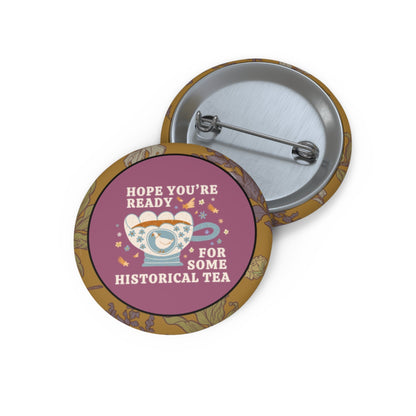 Historical Tea Pinback Button